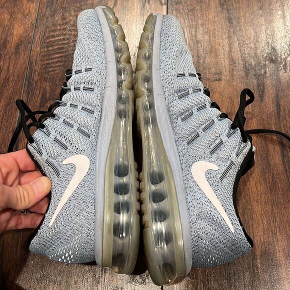 Nike Air Max with flash Technology women’s size 10 in GUC bluish grey running - Picture 9 of 9